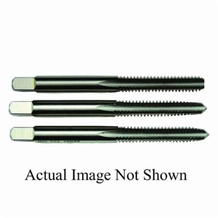 Hand Tap Set, Straight Flute, Series 111, Metric, 3 Piece, M16x2 Size, Ground Thread Standard, 113